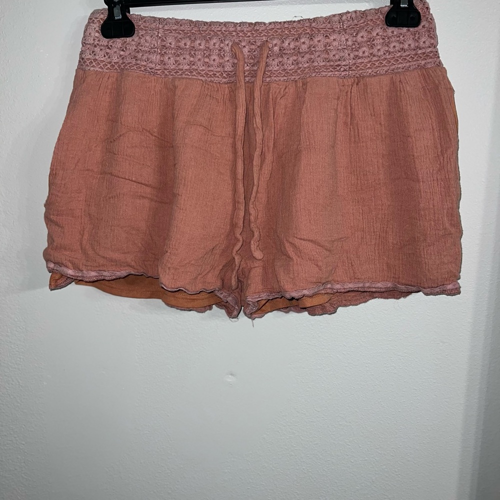 Listicle Women's High Waist Pink Shorts